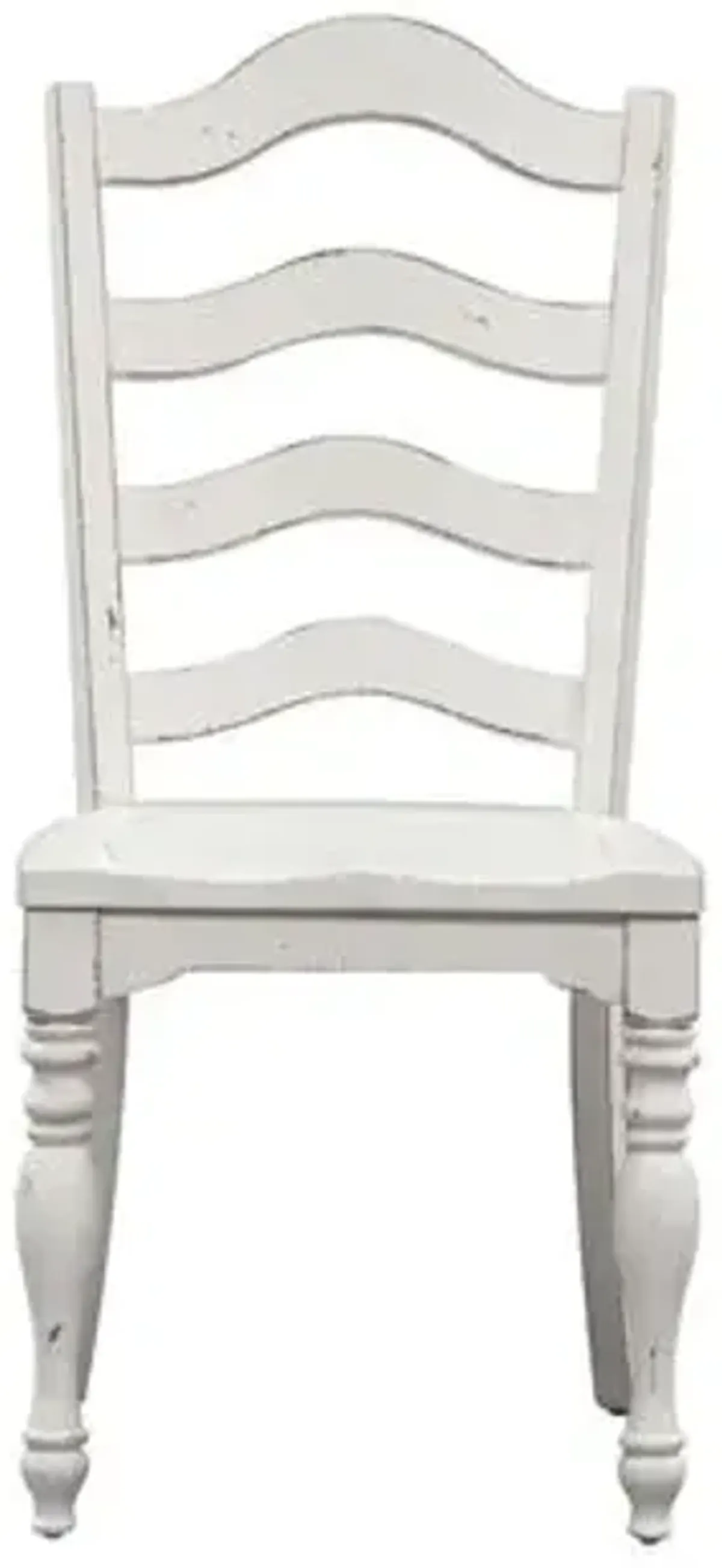 Liberty Furniture Magnolia Manor Antique White Ladder Back Side Chair