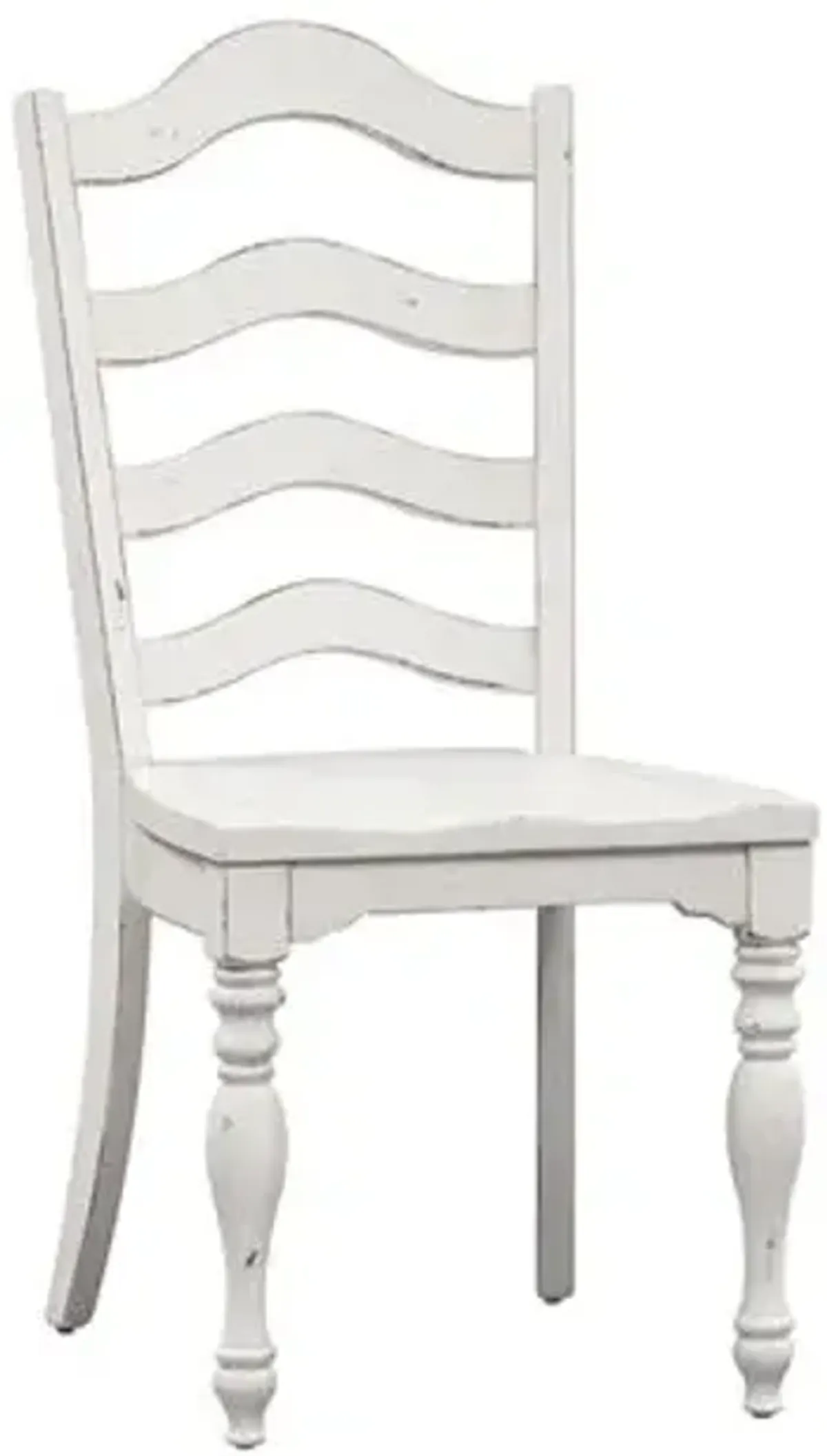 Liberty Furniture Magnolia Manor Antique White Ladder Back Side Chair