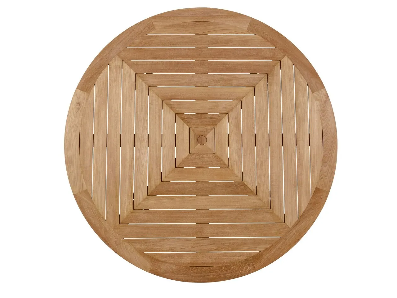 COASTAL LIVING OUTDOOR CHESAPEAKE NATURAL TEAK ROUND DINING TABLE