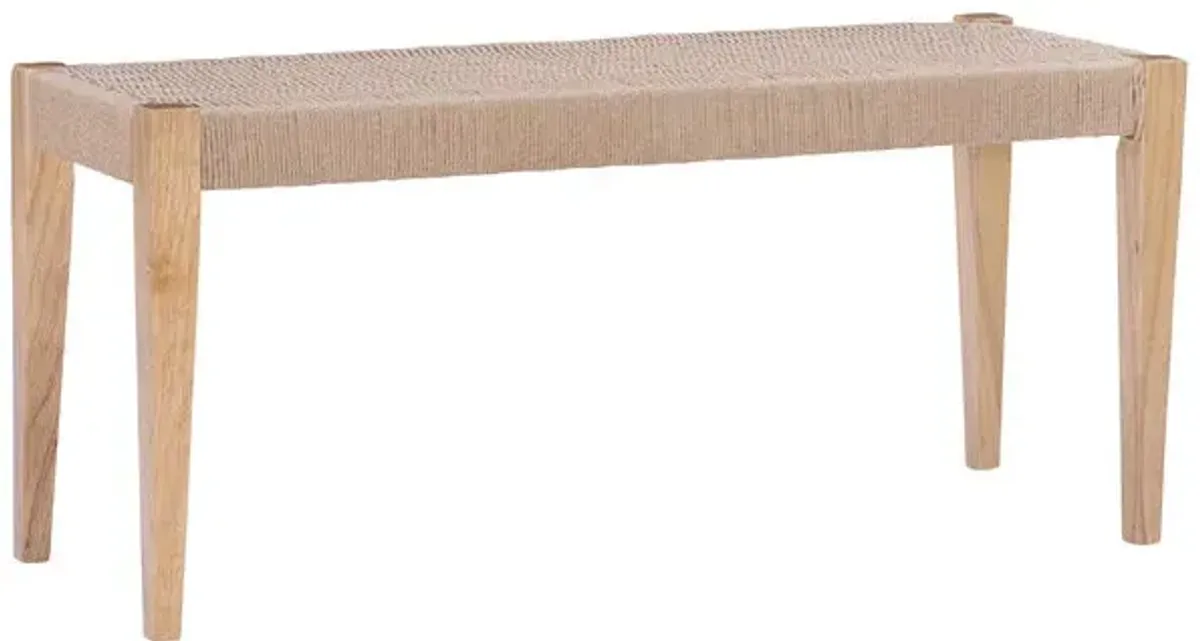 Powell Cadence Dining Bench Natural