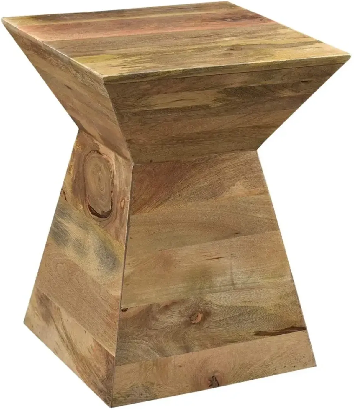 Crestview Bengal Manor Wood Shaped Accent Table