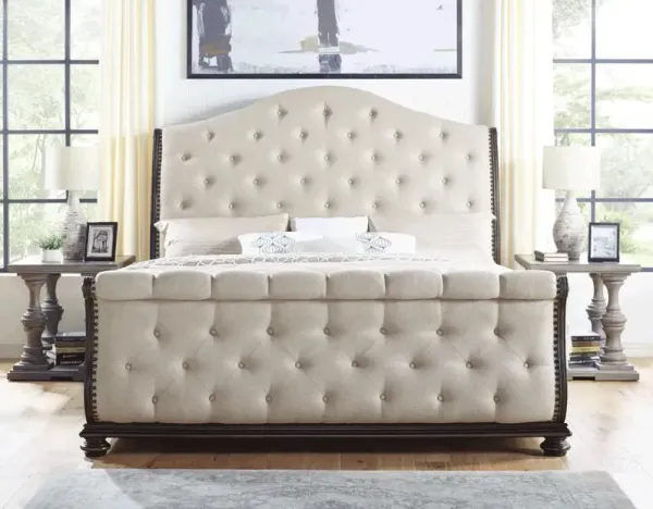 Steve Silver Rhapsody Sleigh King Headboard