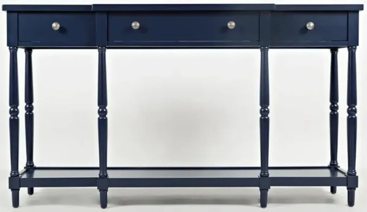 Jofran Stately Home Navy Media Entertainment TV Stand