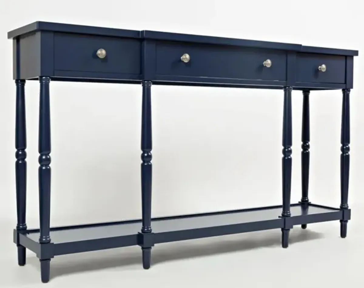 Jofran Stately Home Navy Media Entertainment TV Stand