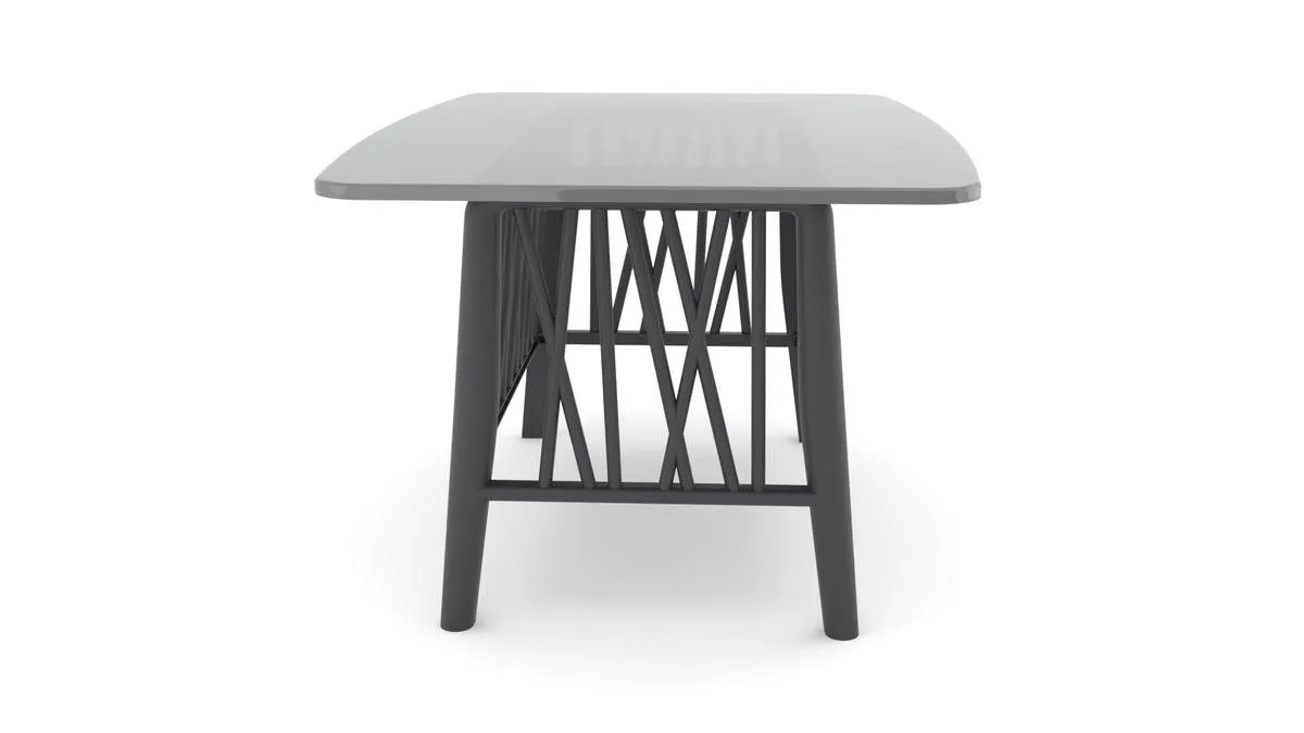 OUTDOOR GALA COFFEE TABLE IN ANTHRACITE