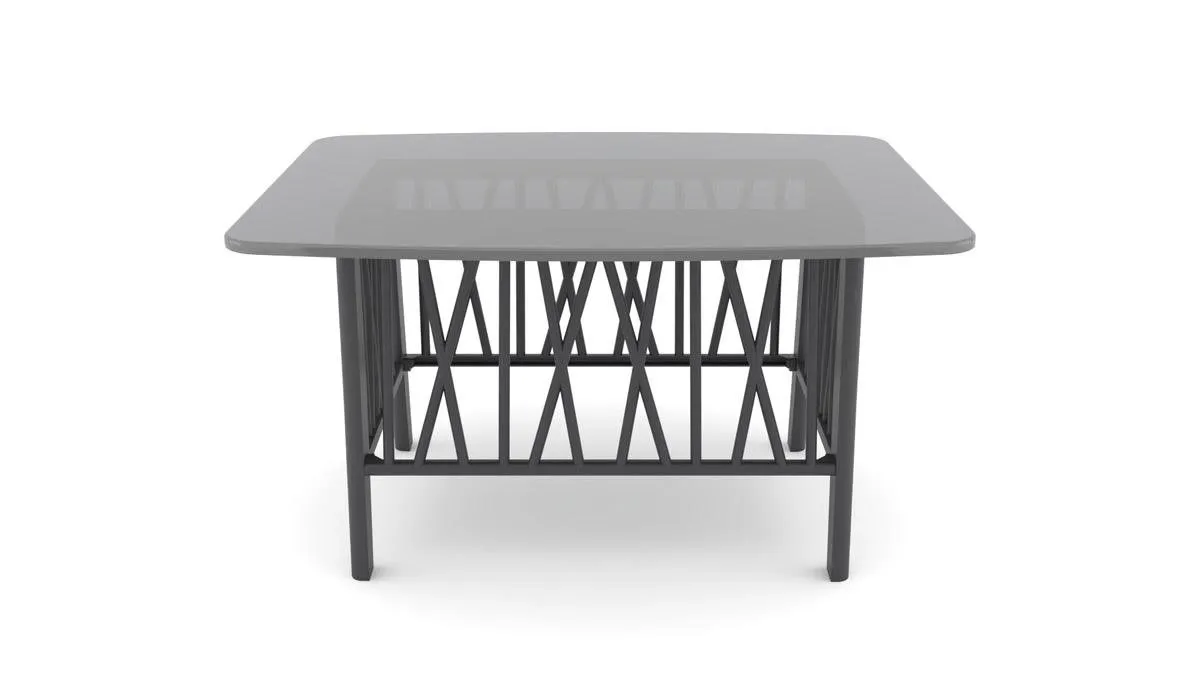 OUTDOOR GALA COFFEE TABLE IN ANTHRACITE