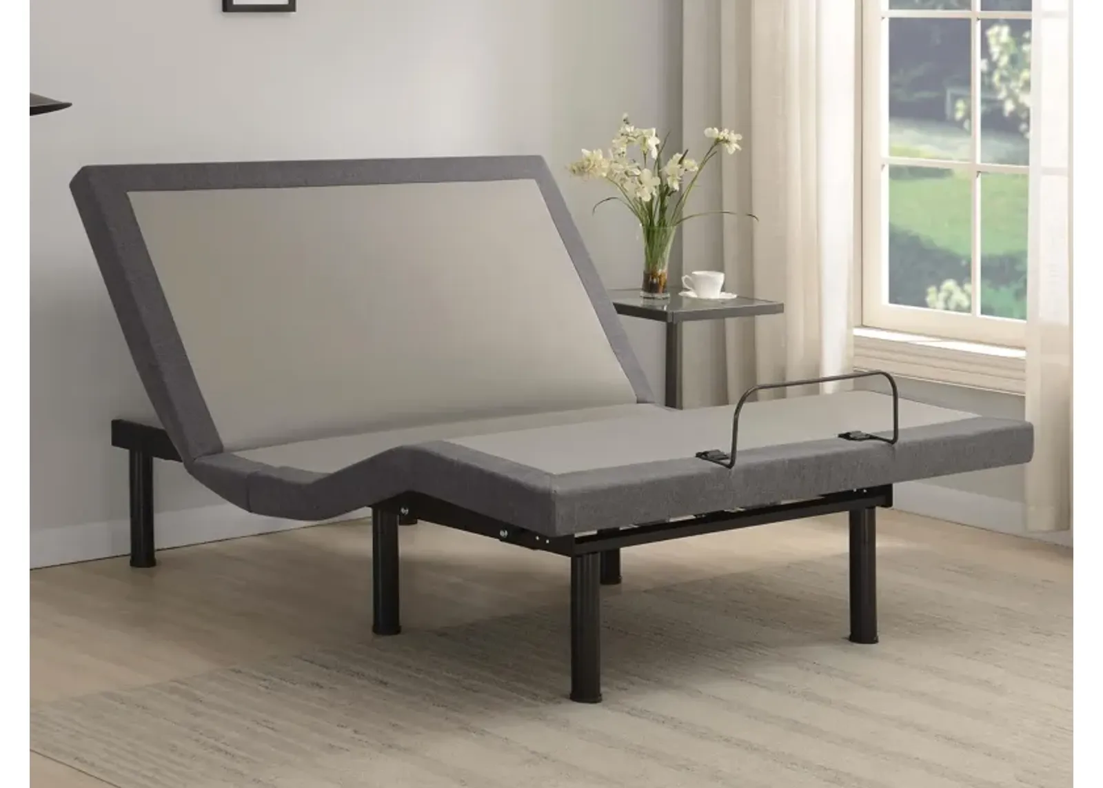 Coaster Black/Gray California King Adjustable Bed Base