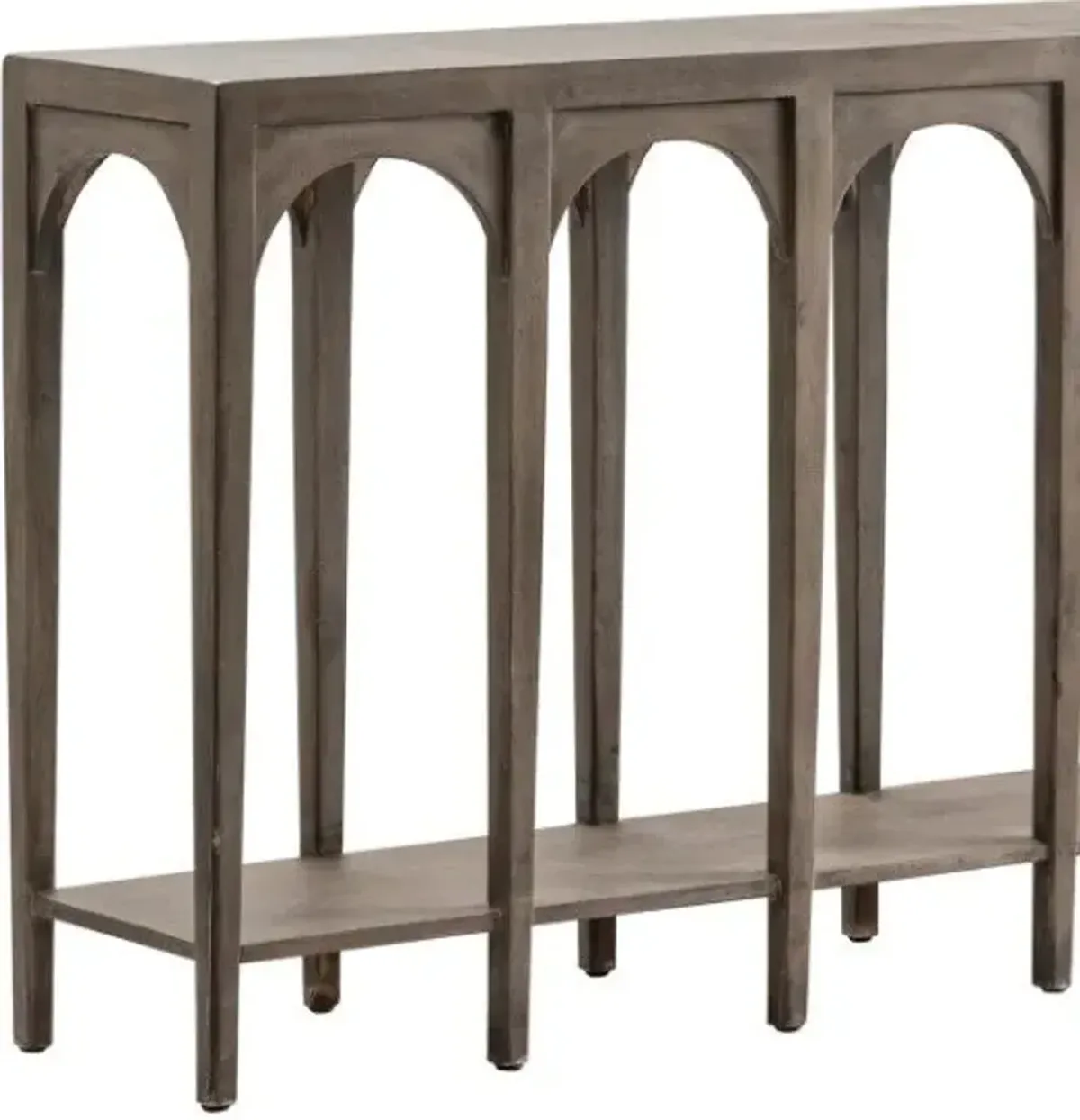 Crestview Gotham Dark Brown Console Table