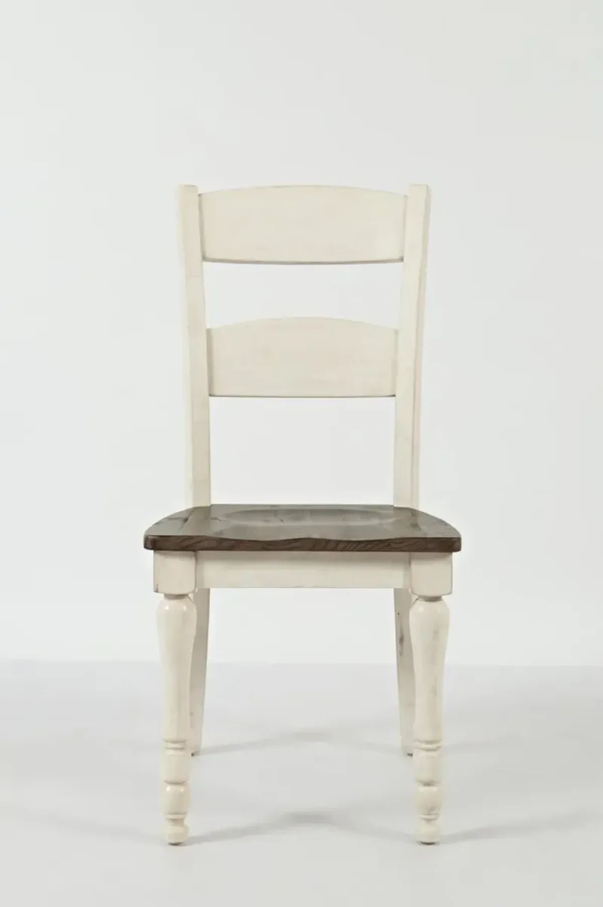 Jofran Madison County Ladderback Chair Vintage White