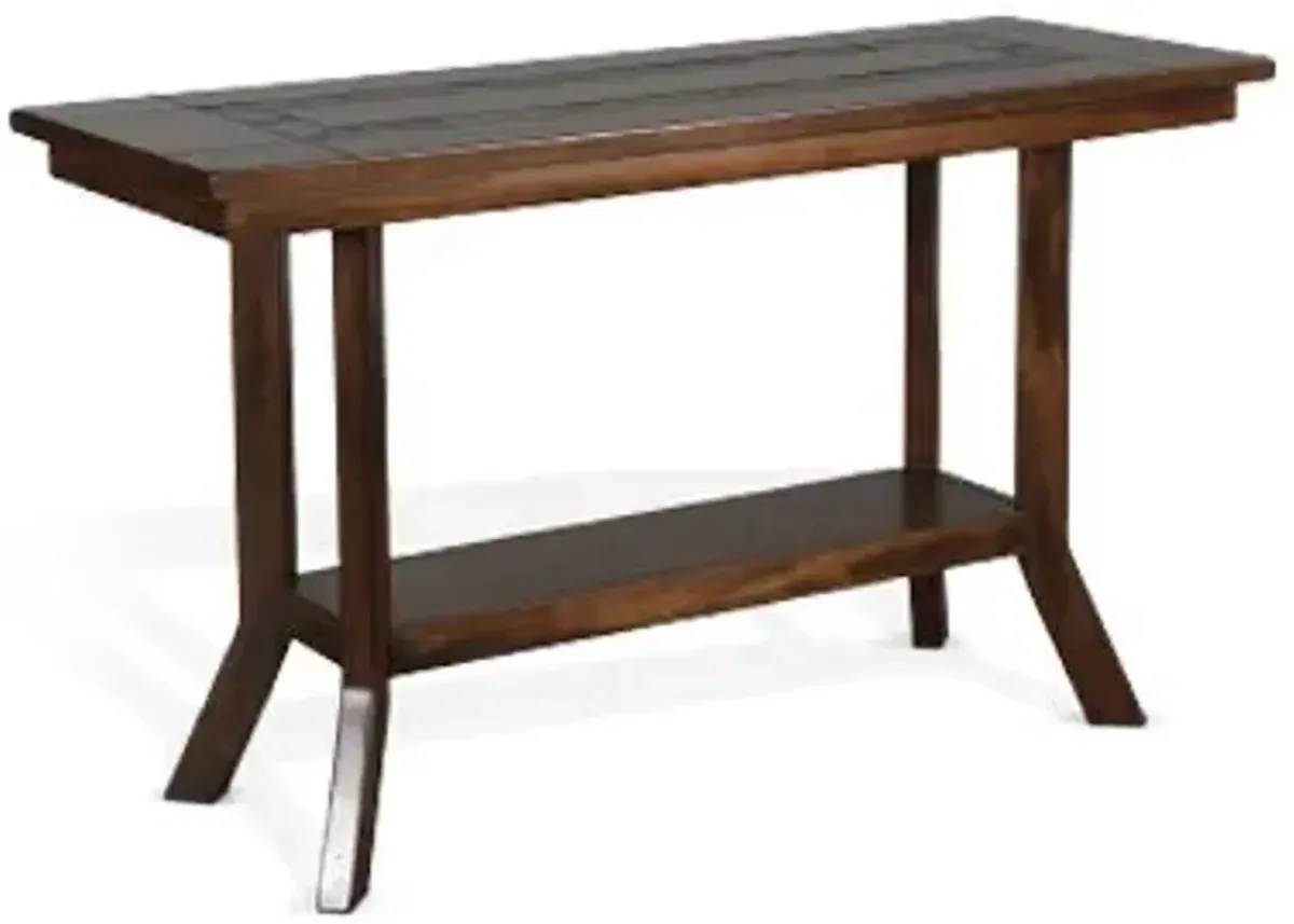 Sunny Designs Santa Fe Dark Chocolate Sofa Table