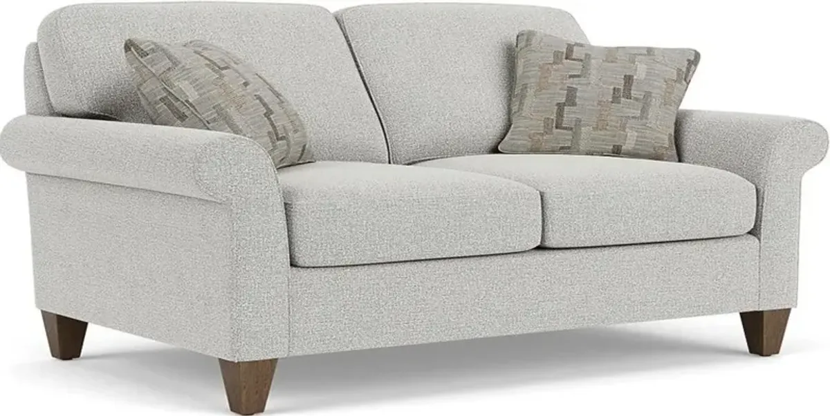 Flexsteel Westside Silver Glacier Loveseat