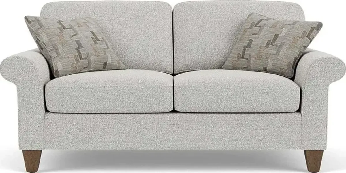 Flexsteel Westside Silver Glacier Loveseat