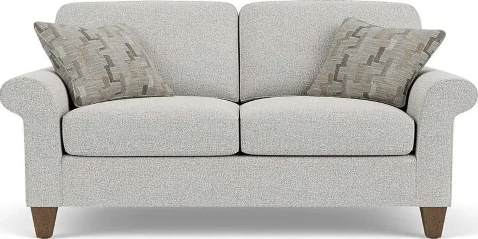 Flexsteel Westside Silver Glacier Loveseat