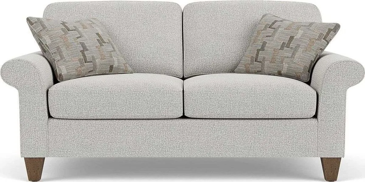 WESTSIDE SILVER GLACIER LOVESEAT