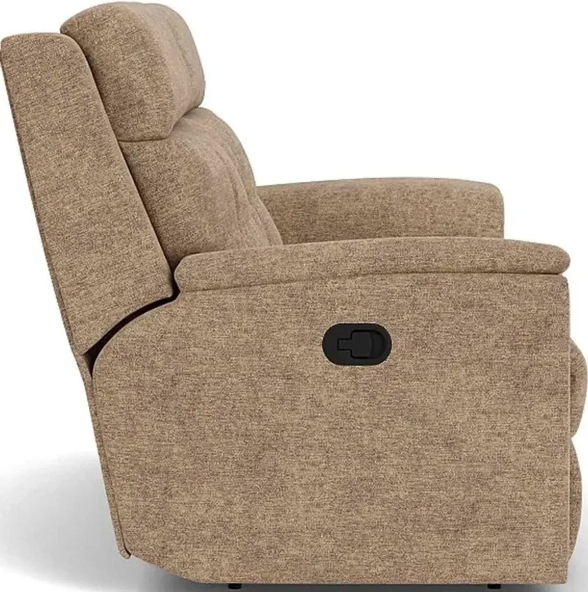 Flexsteel Mason Pewter Reclining Loveseat