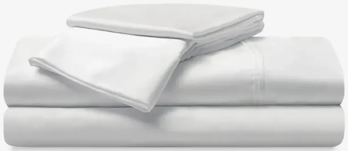 Bedgear Twin Bright White Hyper Cotton Sheet Set