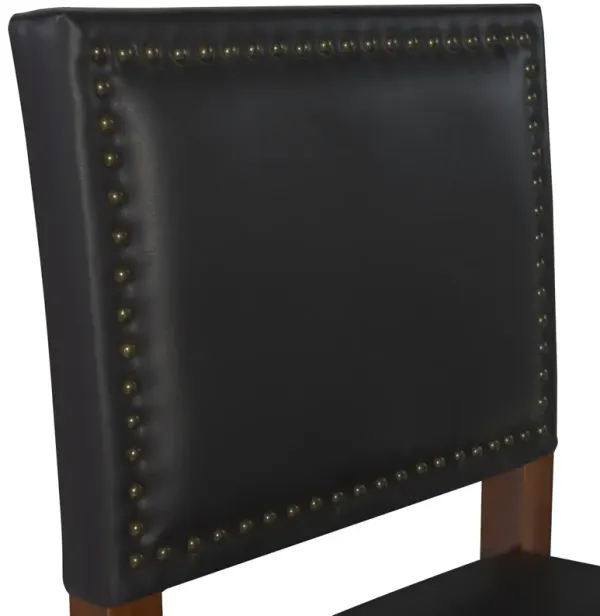 Linon Brook Bar Stool Black