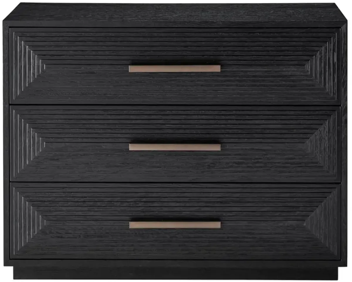 Universal Modern Farmhouse Collins Black Chest