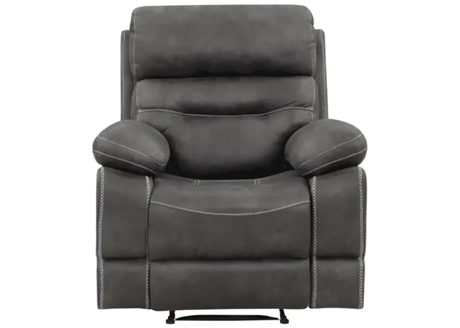 Steve Silver Rudger Manual Recliner Gray