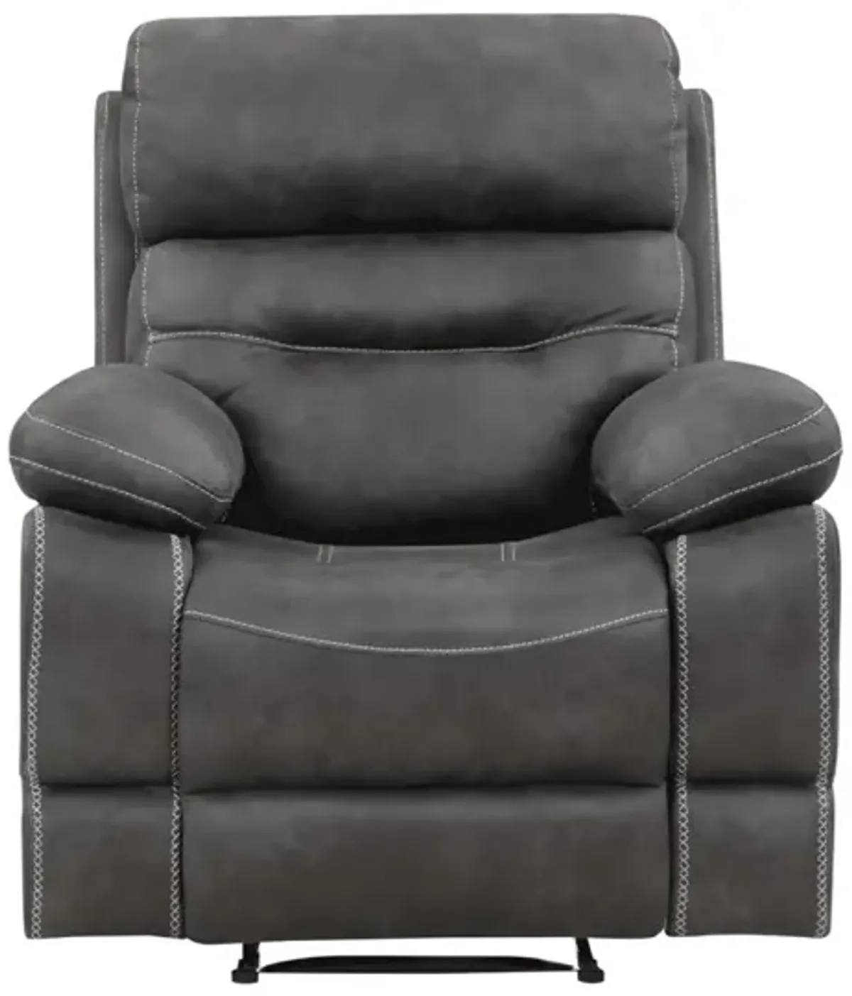 Steve Silver Rudger Manual Recliner Gray