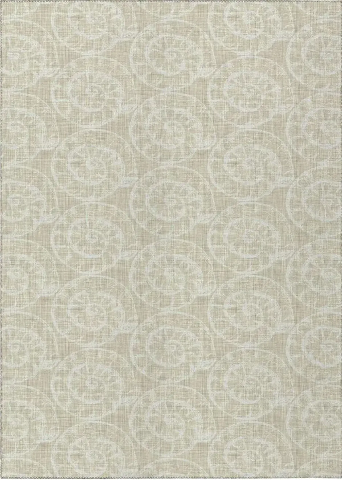 Dalyn Serenity Treasures Taupe Seashell Splendor 5'X8' Area Rug