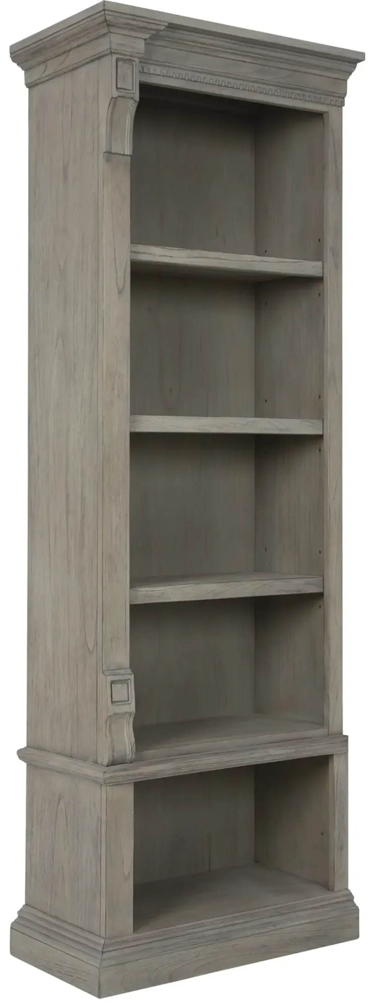 Hekman Executive Left Bookcase Driftwood Finish Wellington