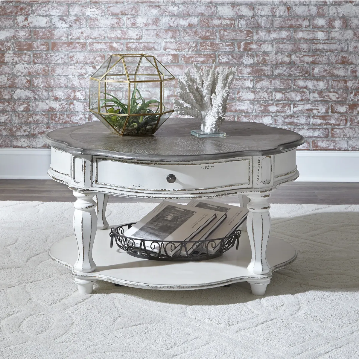 Liberty Furniture Cocktail & End Table Set Magnolia Manor