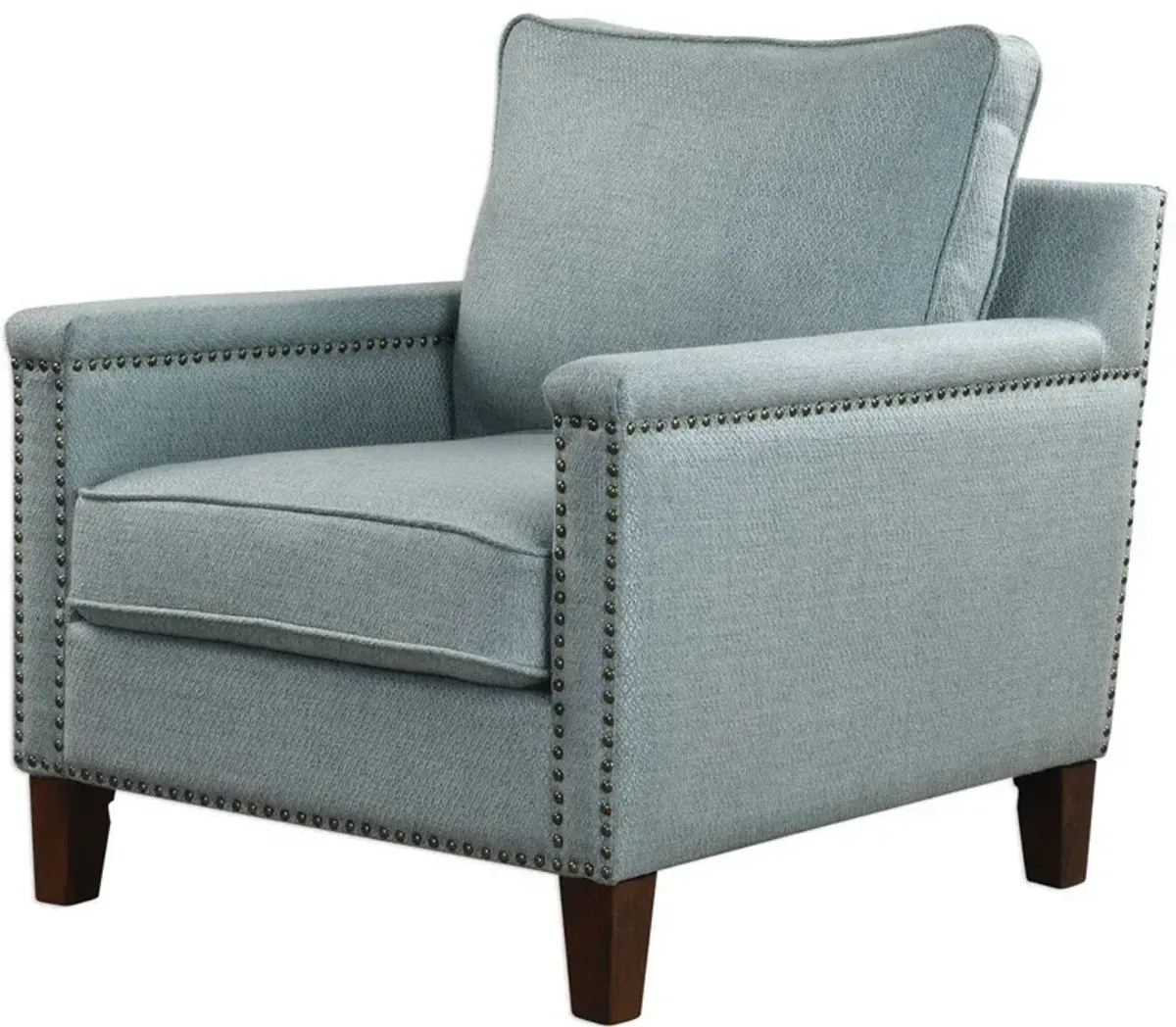 Uttermost Charlotta Sea Mist Accent Chair