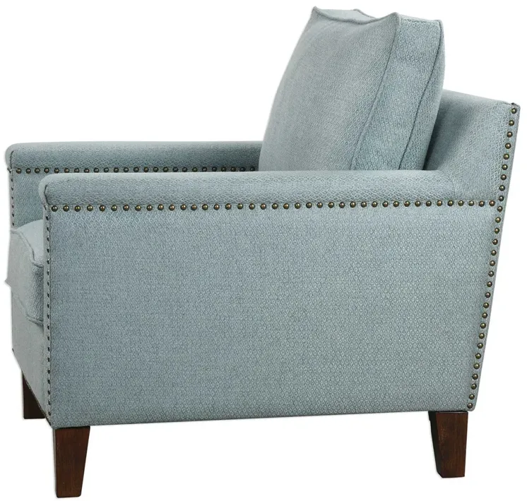 CHARLOTTA SEA MIST ACCENT CHAIR