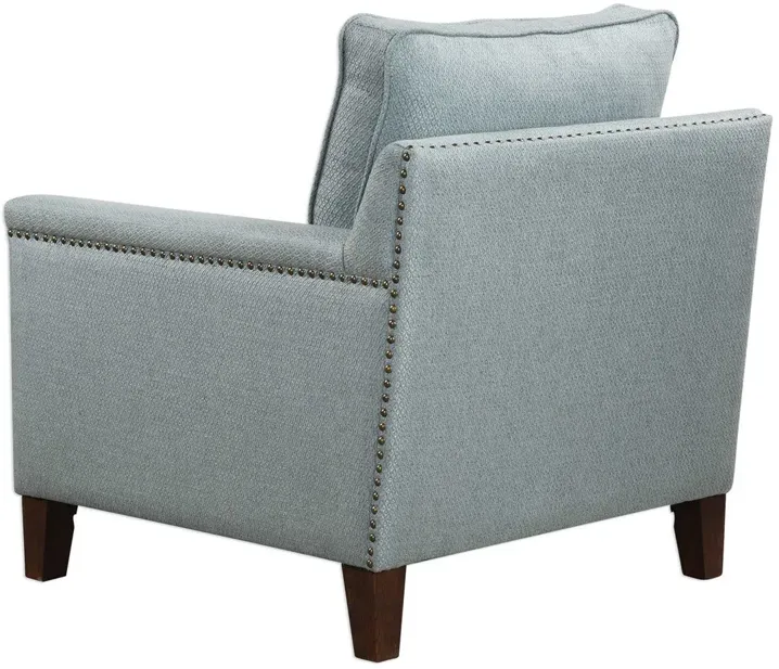 CHARLOTTA SEA MIST ACCENT CHAIR