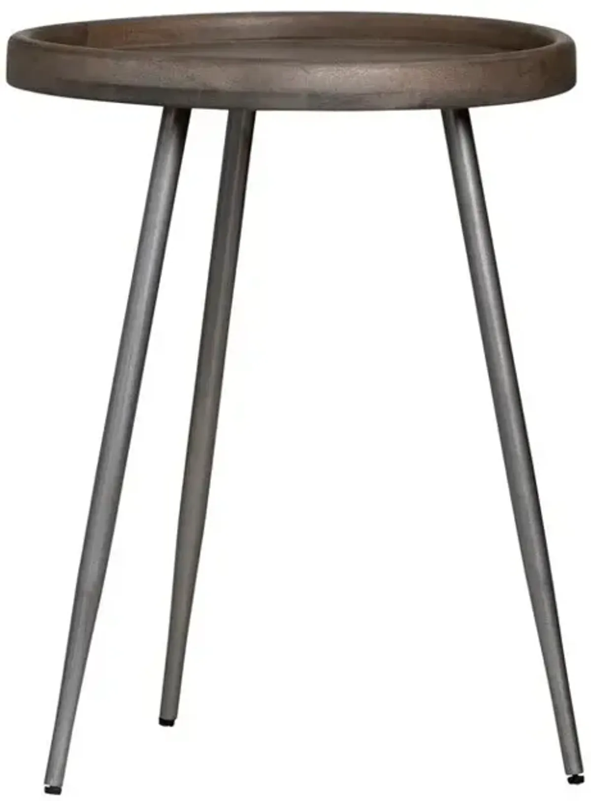 Crestview Brooks Grey Accent Table