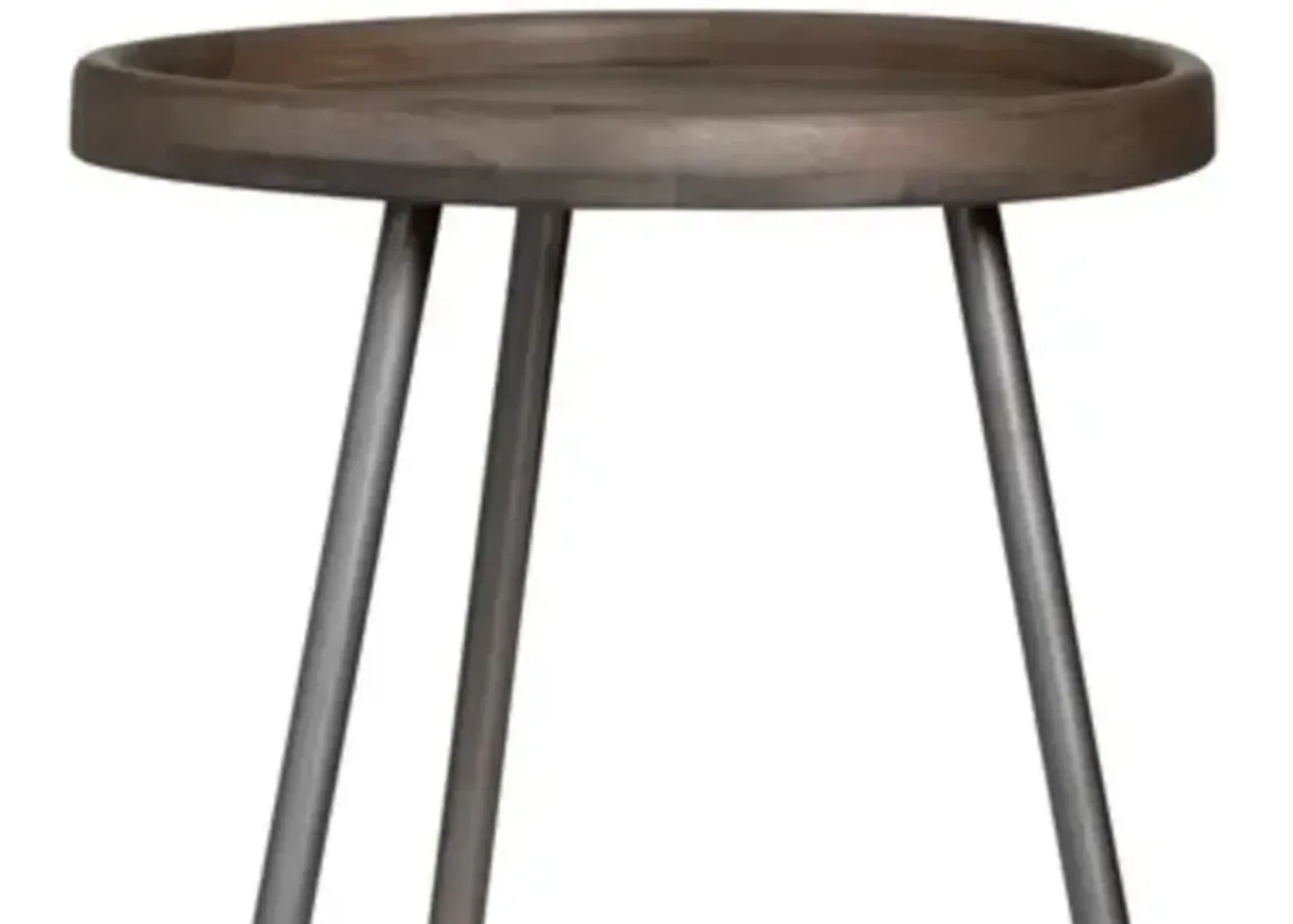 Crestview Brooks Grey Accent Table