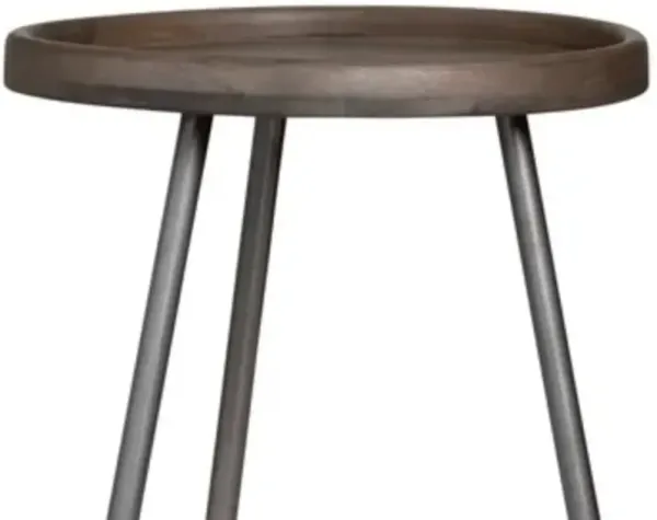 Crestview Brooks Grey Accent Table
