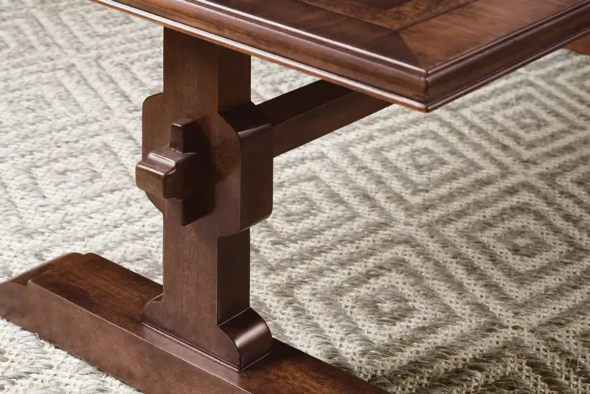 Hooker Furniture Charleston Rectangle Black Walnut Cocktail Table