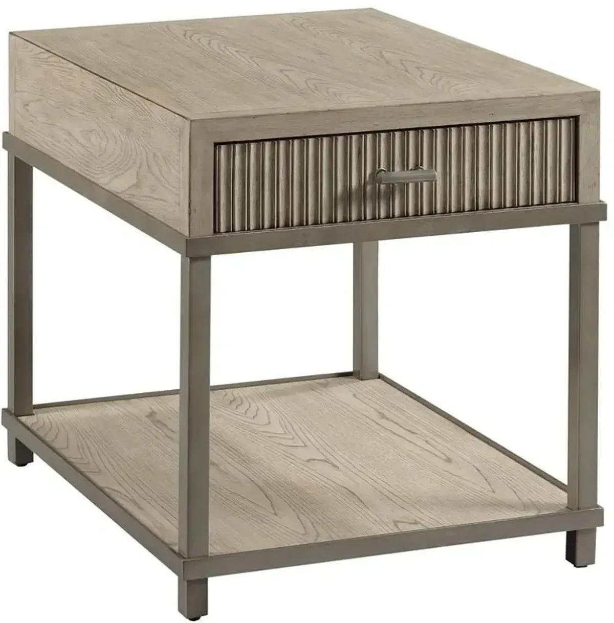 American Drew West Fork Bailey Taupe End Table