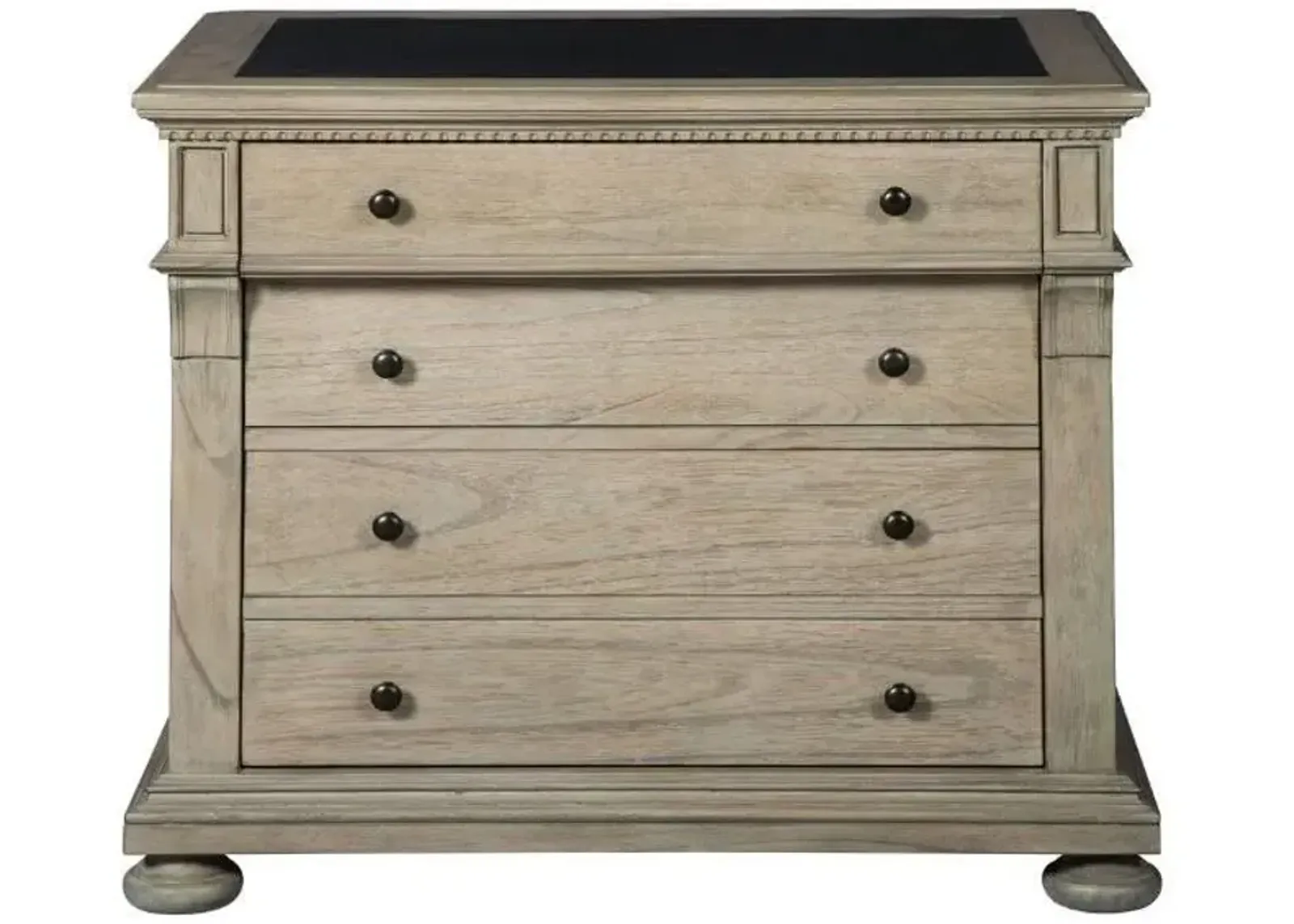 Hekman Wellington Driftwood Executive File Cabinet