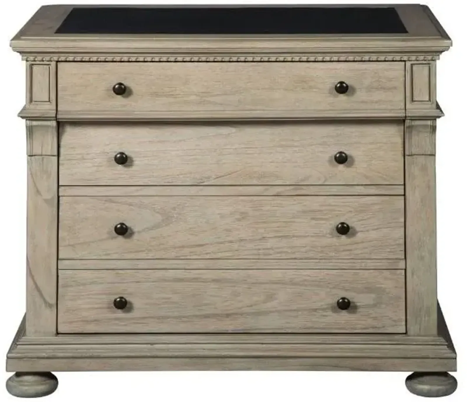 Hekman Wellington Driftwood Executive File Cabinet