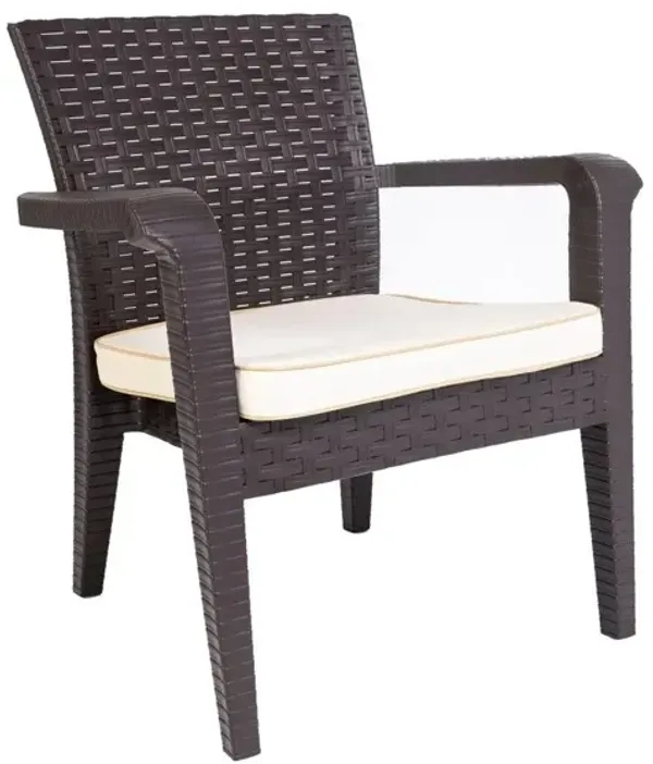 Rainbow Outdoor Alaska Armchair in Brown