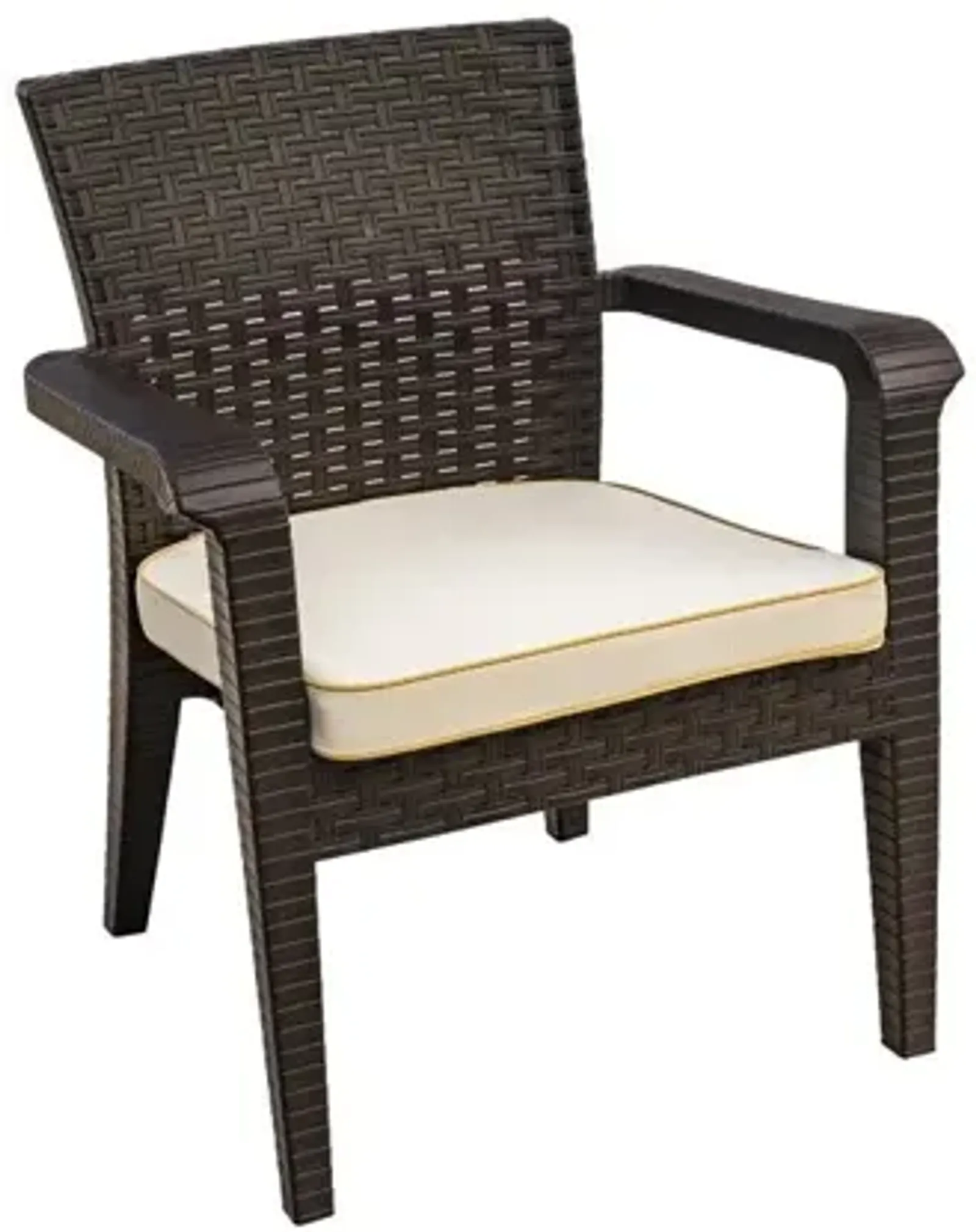 Rainbow Outdoor Alaska Armchair in Brown