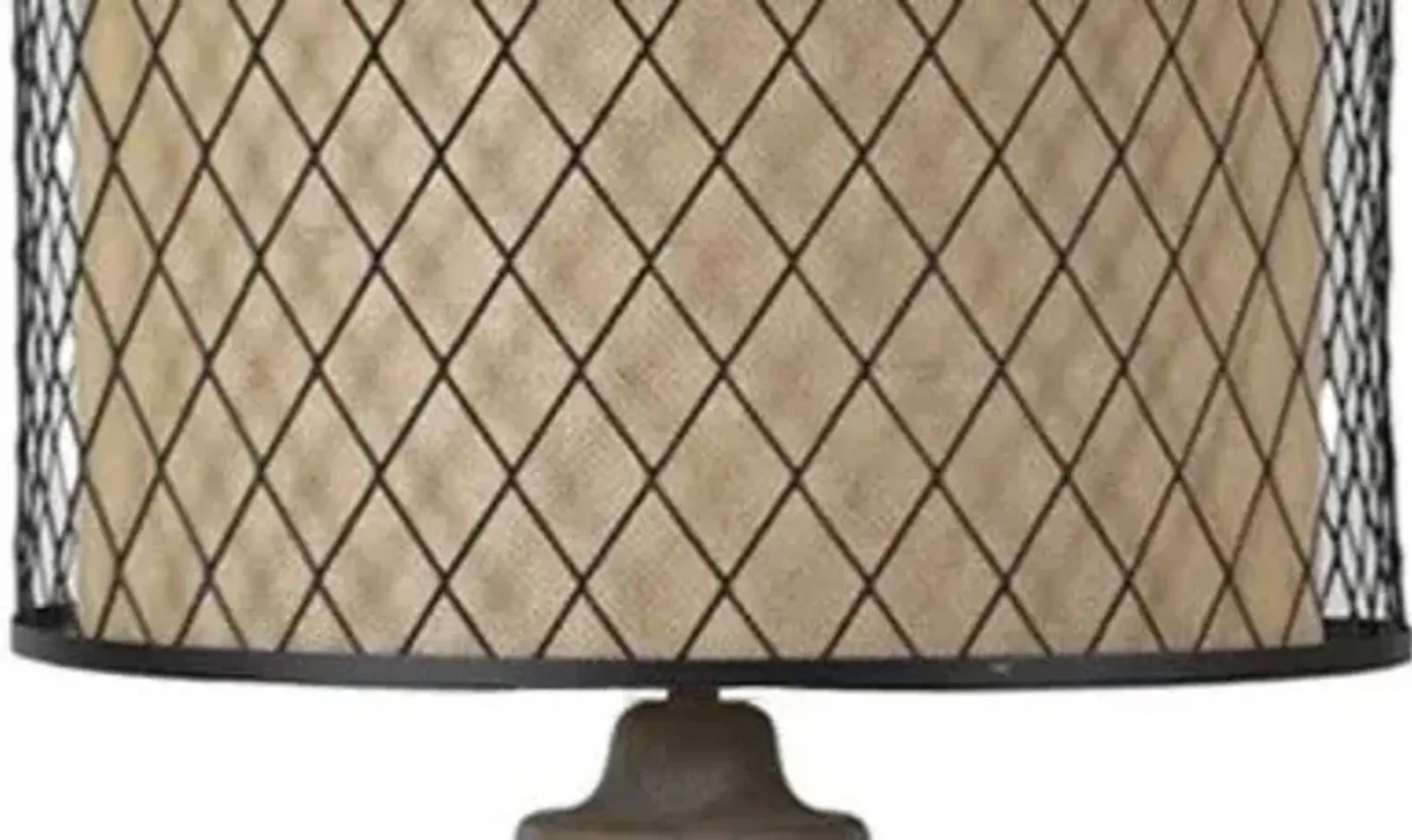 Crestview Rivoire Dark Brown Floor Lamp