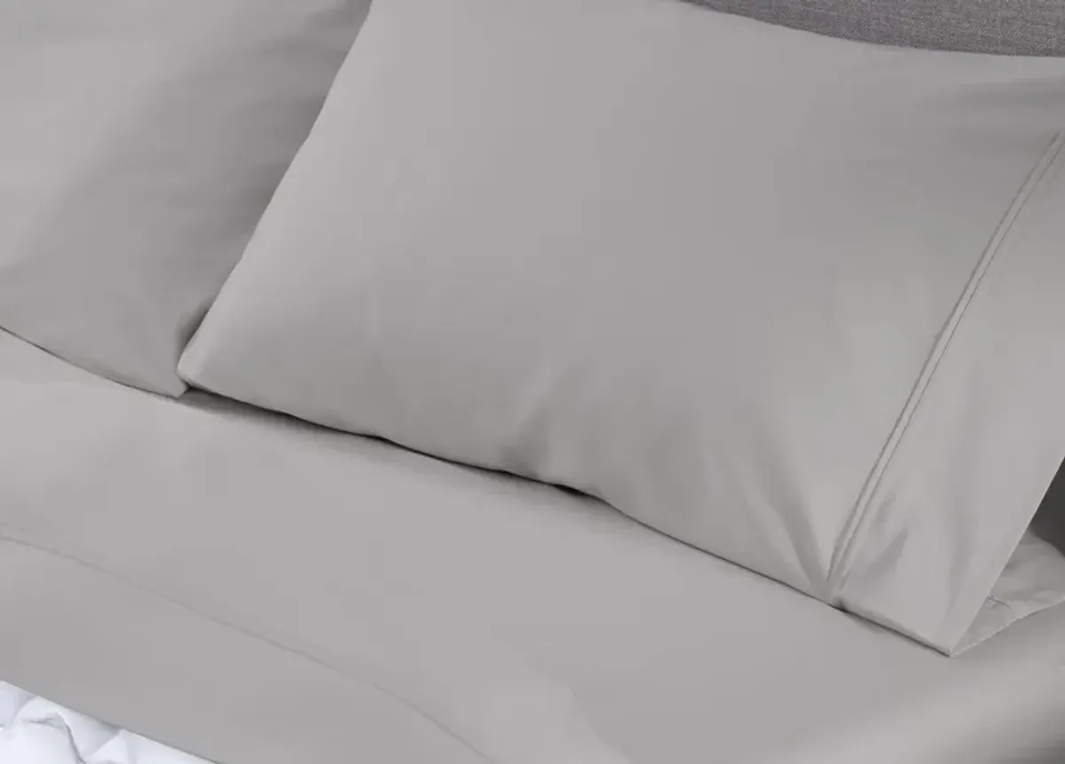 Bedgear California King Light Grey Basic Sheet Set