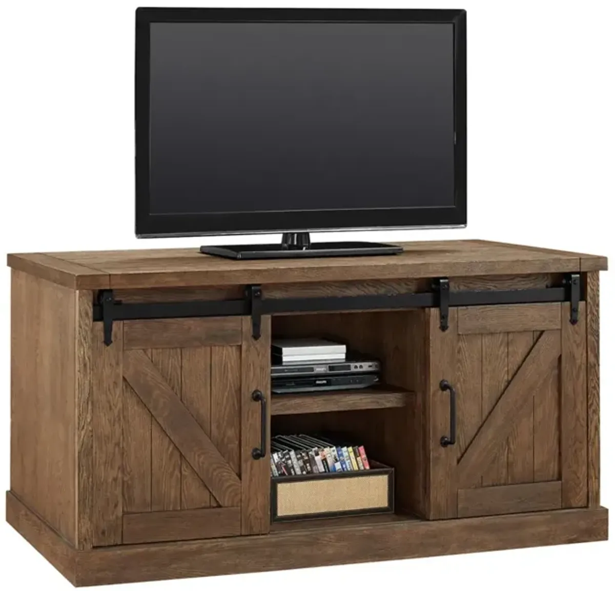 Martin Furniture Avondale Weathered Oak Entertainment TV Stand