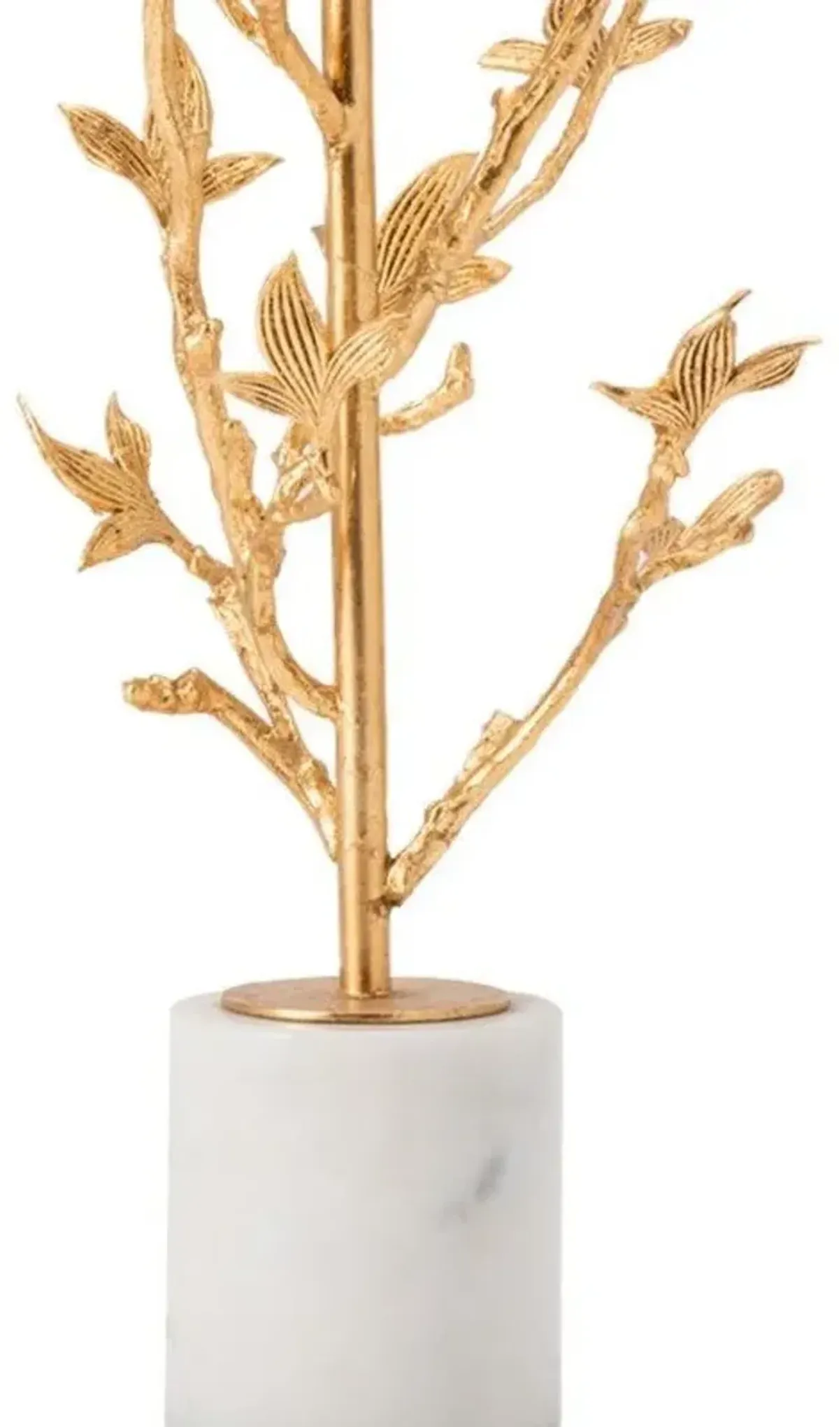 Crestview Chianti Gold Leaf Table Lamp