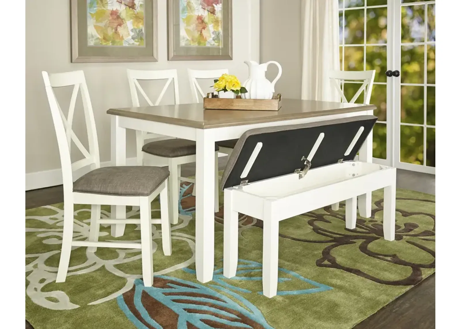 Powell Jane 6-Piece Dining Set