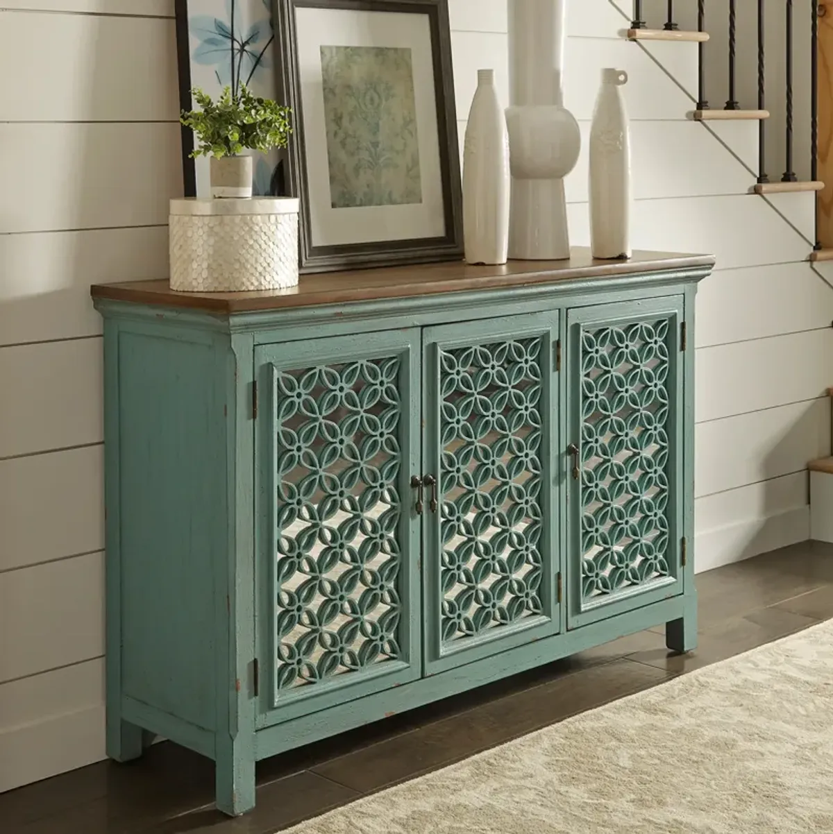 Kensington 3-Door Accent Cabinet