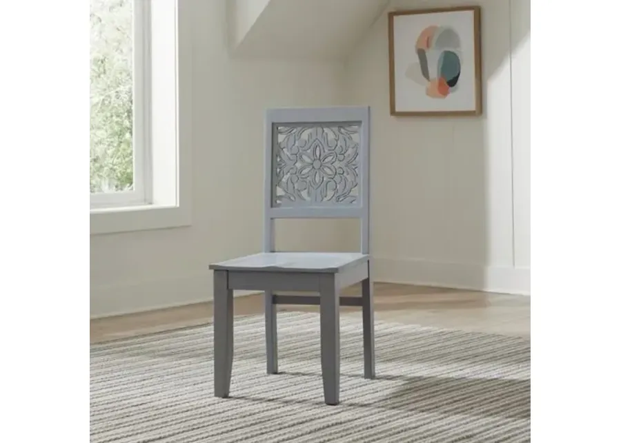 ACCENT CHAIR- GREY - TRELLIS LANE