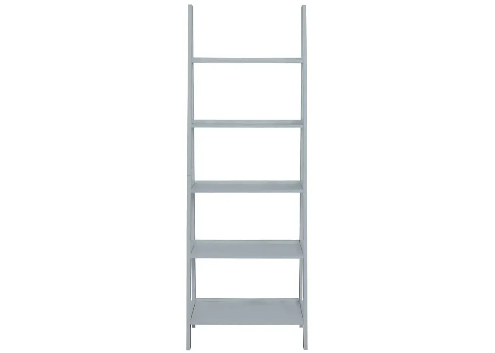 Linon Acadia Ladder Bookshelf Grey