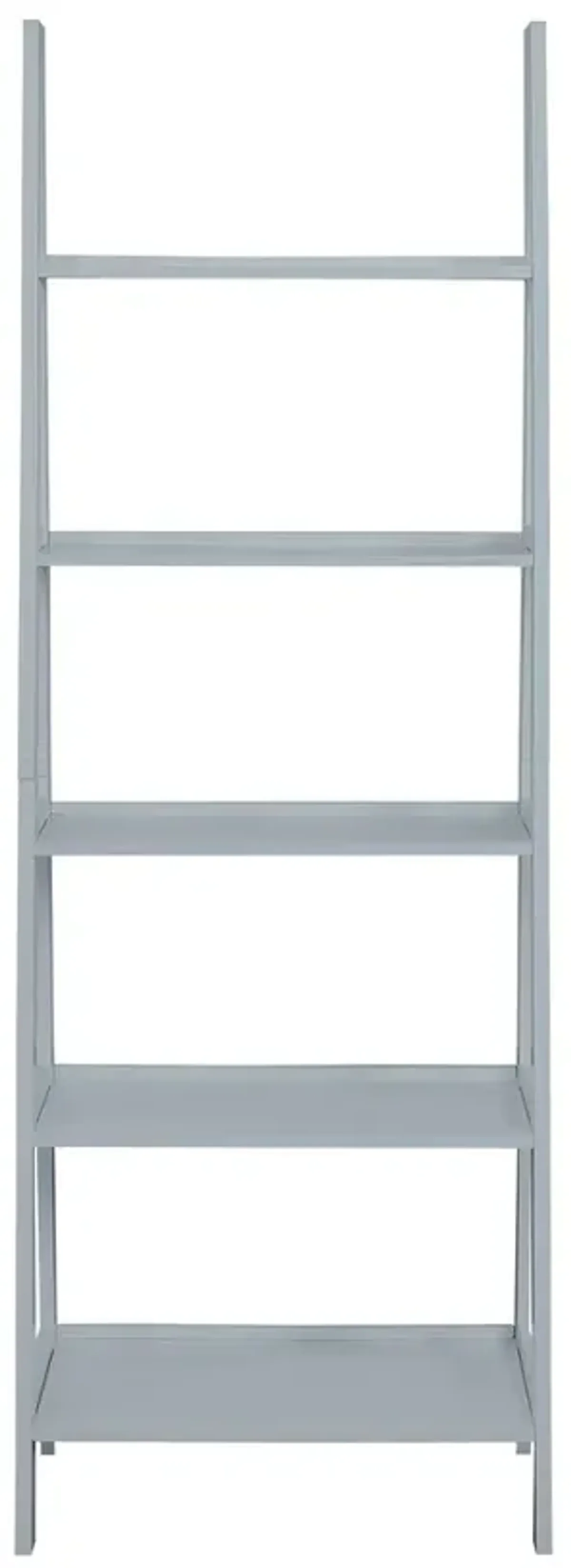 Linon Acadia Ladder Bookshelf Grey