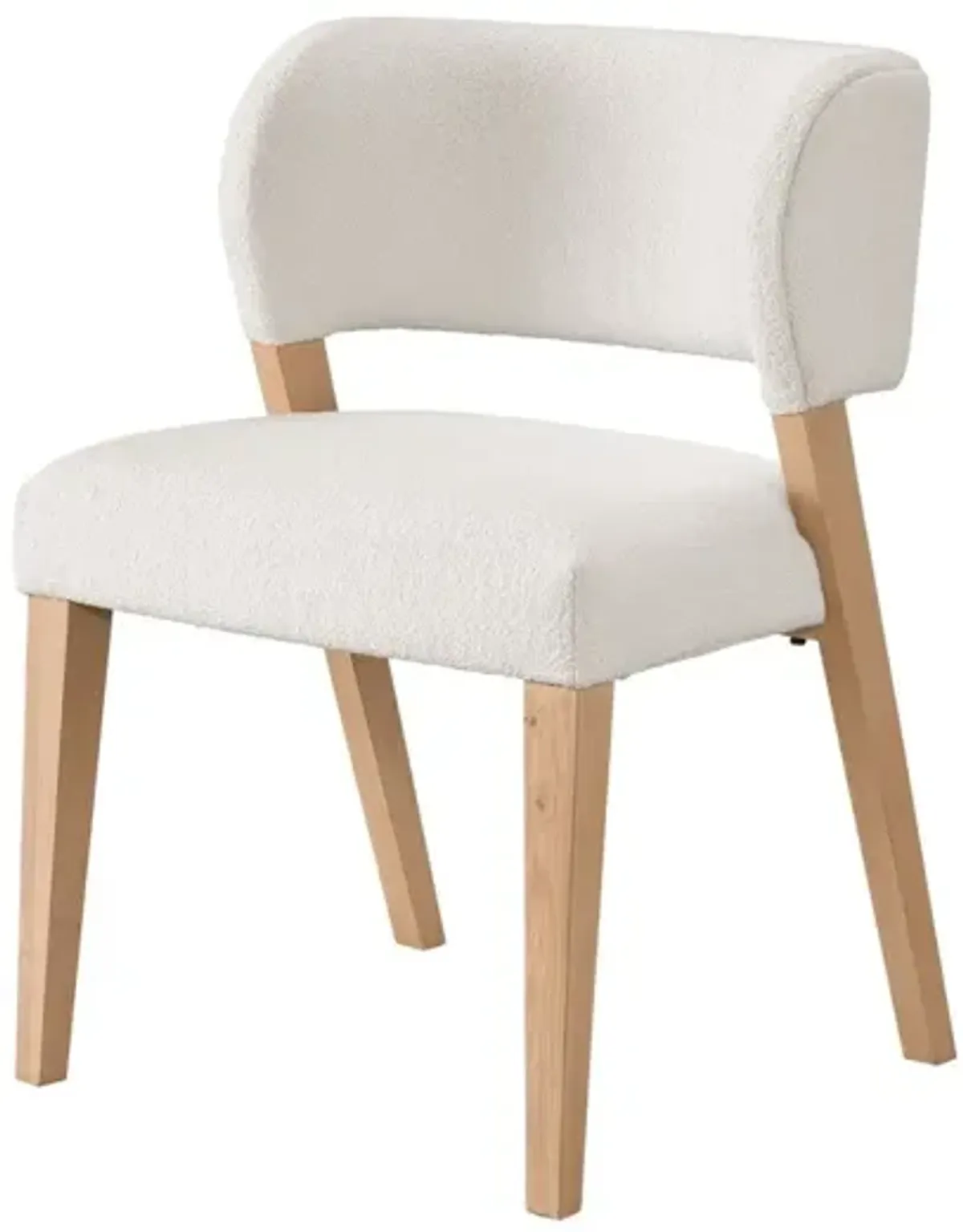 Universal Nomad Canberra Ivory/Tech Oak Prier Side Chair