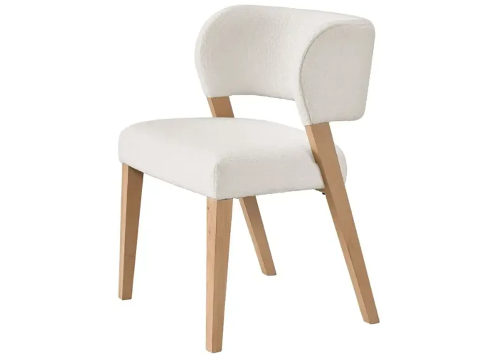 Universal Nomad Canberra Ivory/Tech Oak Prier Side Chair